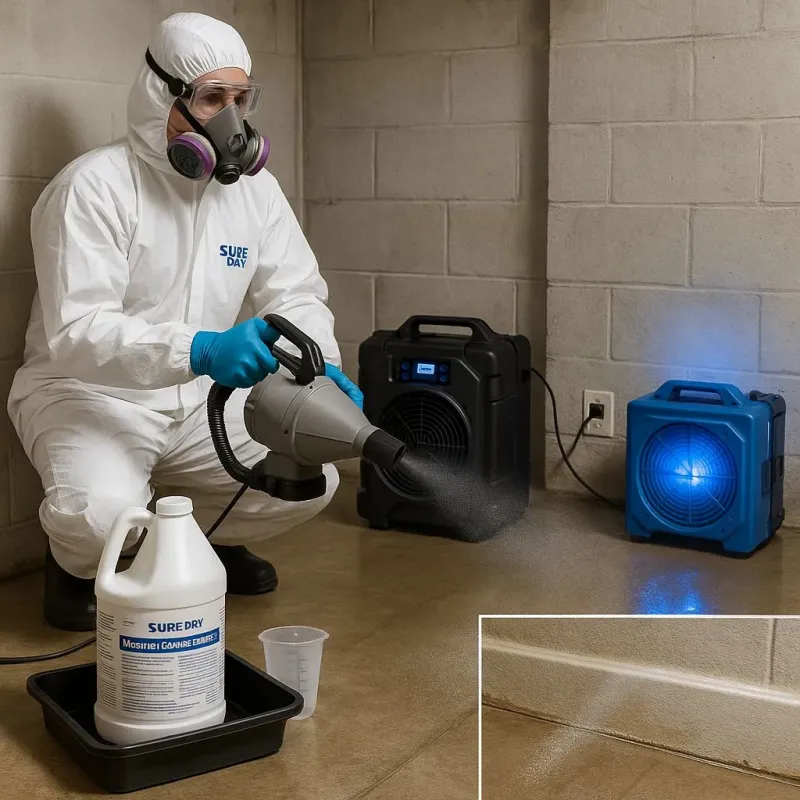 Sanitization and Odor Removal process in Big Rock, IL
